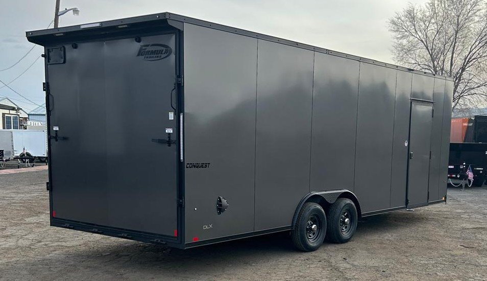 8.5&times;24 Conquest SE Flat Top Sloped V-Nose Enclosed Trailer for Sale | Carson City, NV