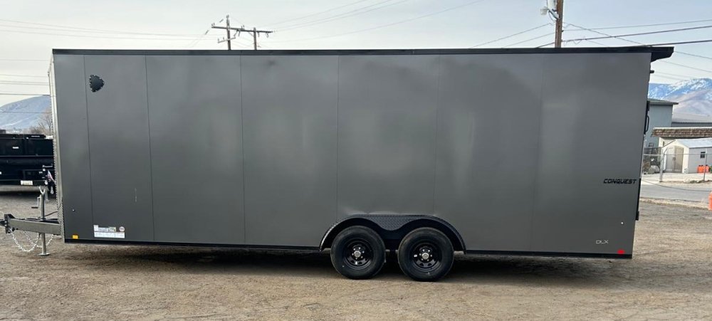 8.5&times;24 Conquest SE Flat Top Sloped V-Nose Enclosed Trailer for Sale | Carson City, NV