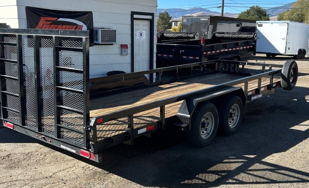 7 x 20 Sure-Trac Tube Top Utility 10k - The Ultimate Hauling Solution