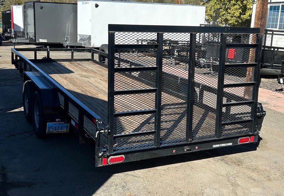 7 x 20 Sure-Trac Tube Top Utility 10k - The Ultimate Hauling Solution