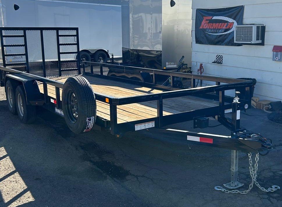 7 x 20 Sure-Trac Tube Top Utility 10k - The Ultimate Hauling Solution