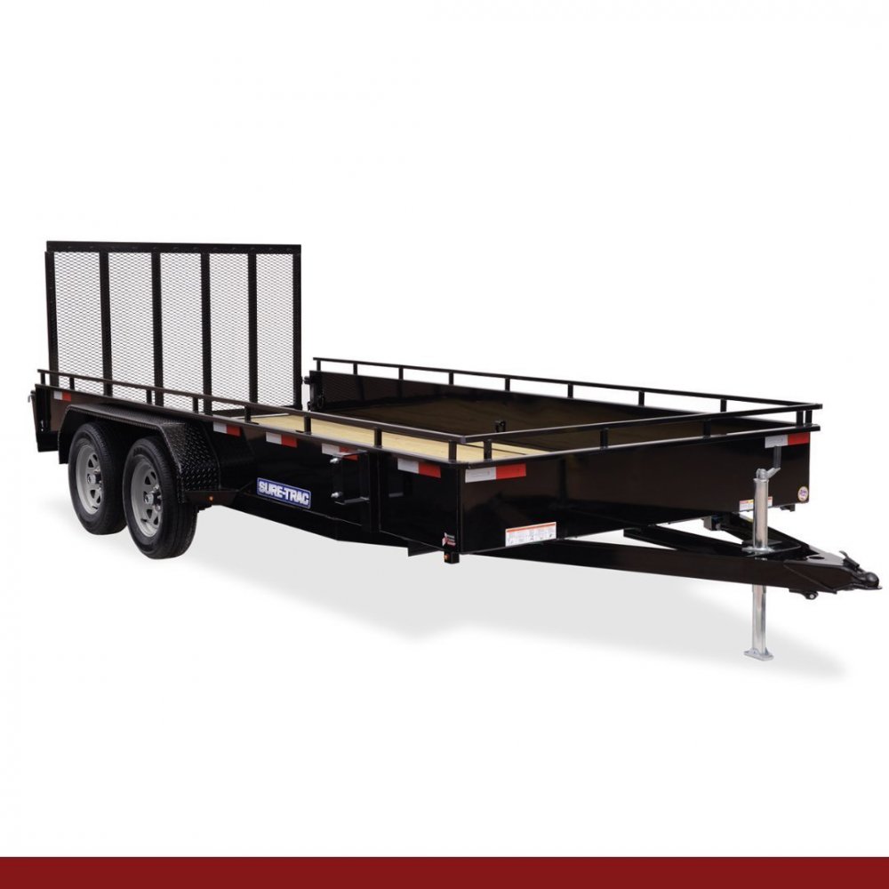 6x12 Sure-Trac Utility - STEEL HIGH SIDE (SA)