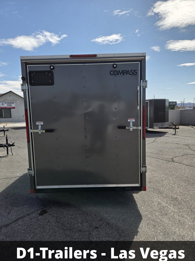 6x12 Indigo DLX Flat Top V-Nose Enclosed Cargo Trailer - 3K GVWR - For Sale in Nevada
