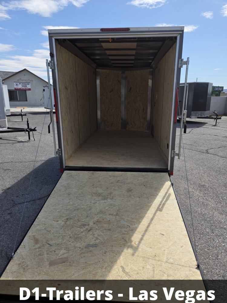 6x12 Indigo DLX Flat Top V-Nose Enclosed Cargo Trailer - 3K GVWR - For Sale in Nevada