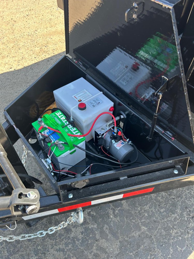 7x14 Sure-Trac HD Low Profile Telescopic Dump Trailer - 14K GVWR | Carson City, NV