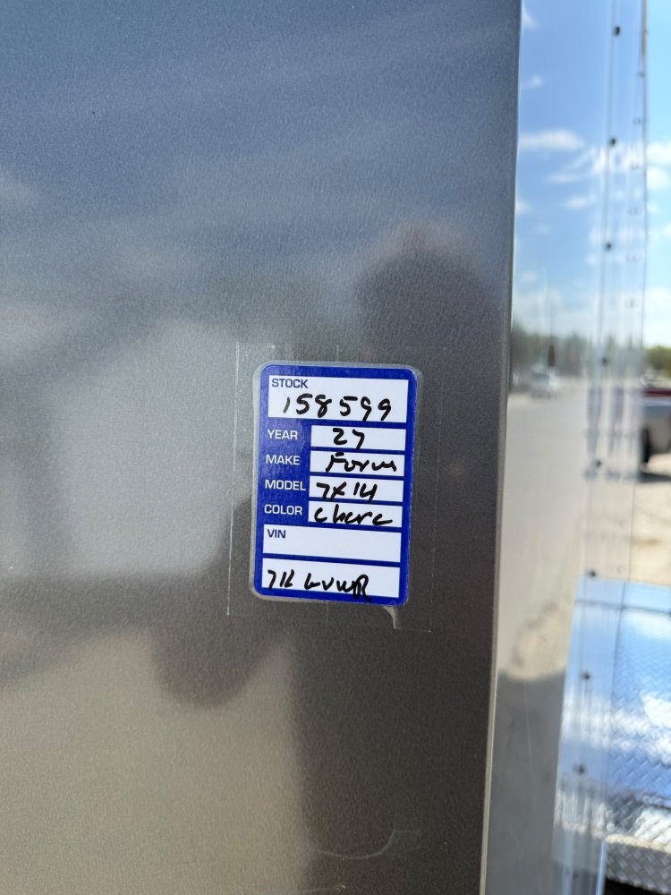 Formula Traverse 7x14 7K Enclosed Cargo Trailer - 7' Interior Height
