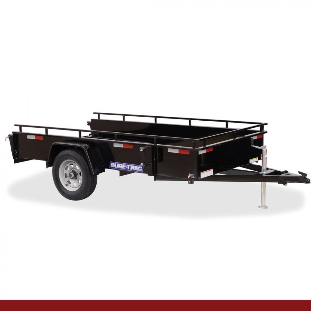 7x12 Sure-Trac Utility - STEEL HIGH SIDE (SA)