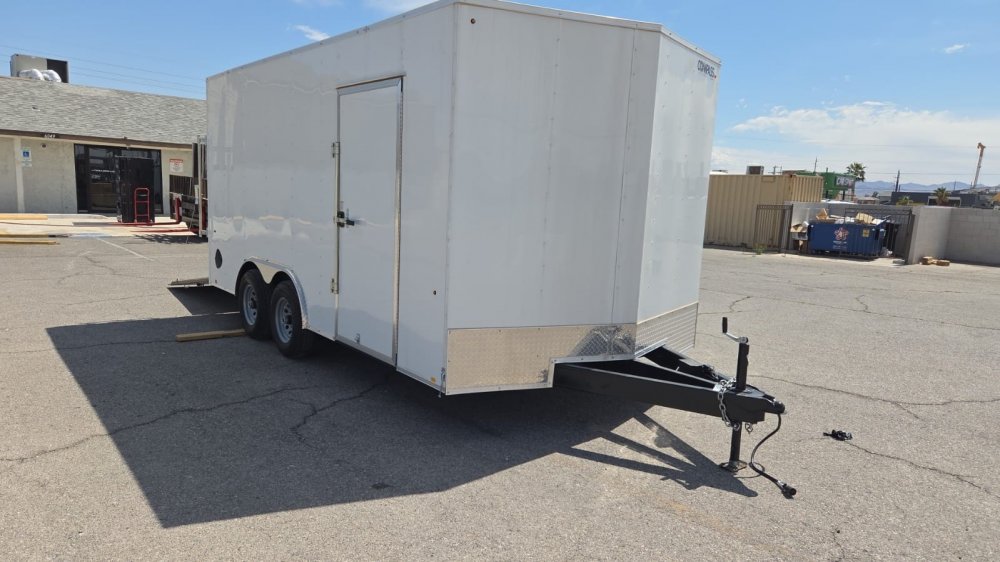 8.5x16 Indigo DLX Flat Top V-Nose Car Hauler Trailer - 10K GVWR - For Sale in Nevada