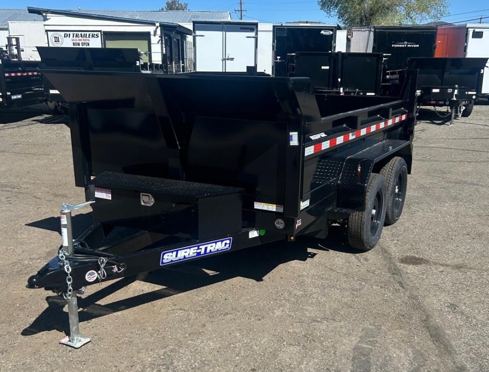 6x10 Sure-Trac SD Low Profile Single Ram Dump Trailer - 7K GVWR | Carson City, NV