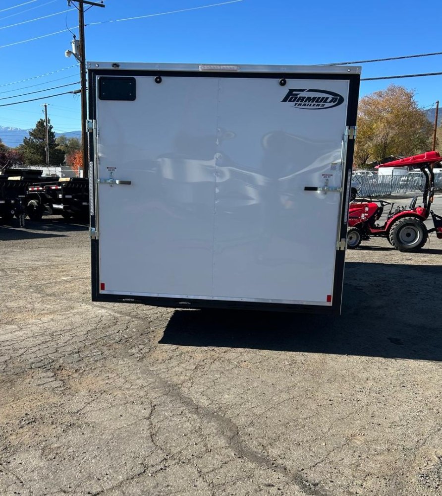 8.5x20 Formula Traverse Flat Top V-Nose Car Hauler White | 10K GVWR | D1 Trailers Carson City, NV