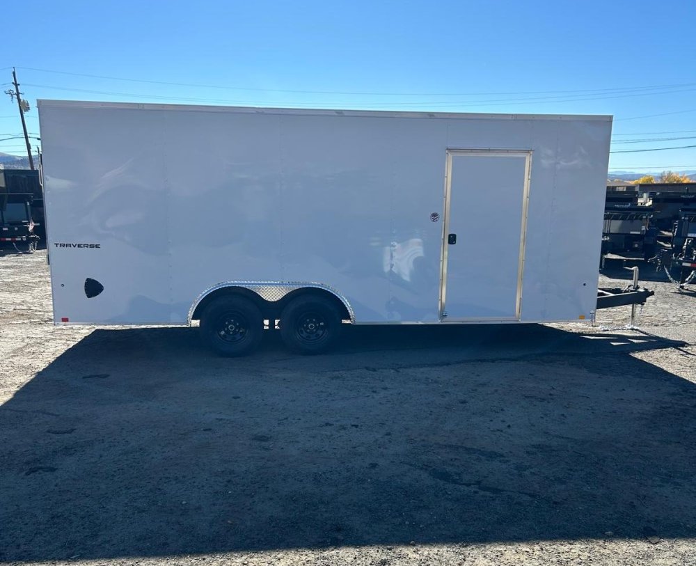 8.5x20 Formula Traverse Flat Top V-Nose Car Hauler White | 10K GVWR | D1 Trailers Carson City, NV
