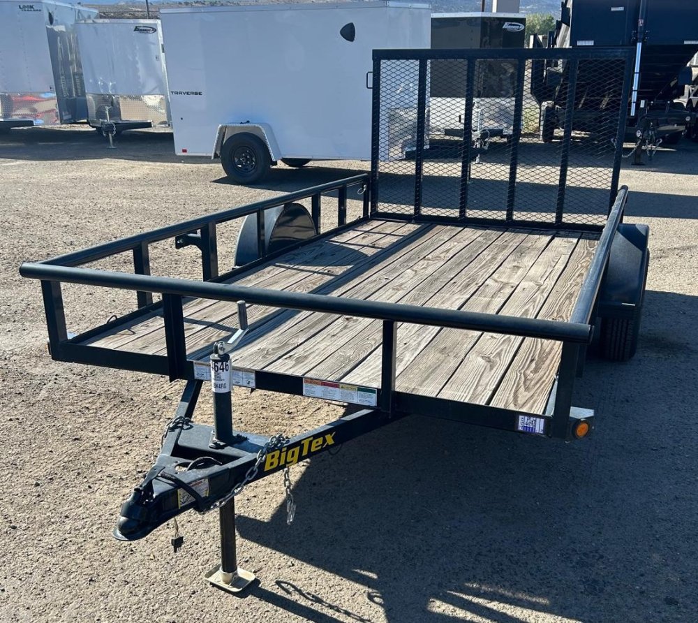 2021 Big Tex 7x12 Single Axle Utility Trailer