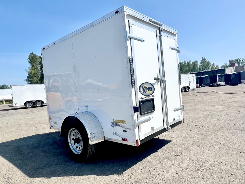 5x8 Forest River Cargo King Enclosed Cargo Trailer - White - 3K GVWR