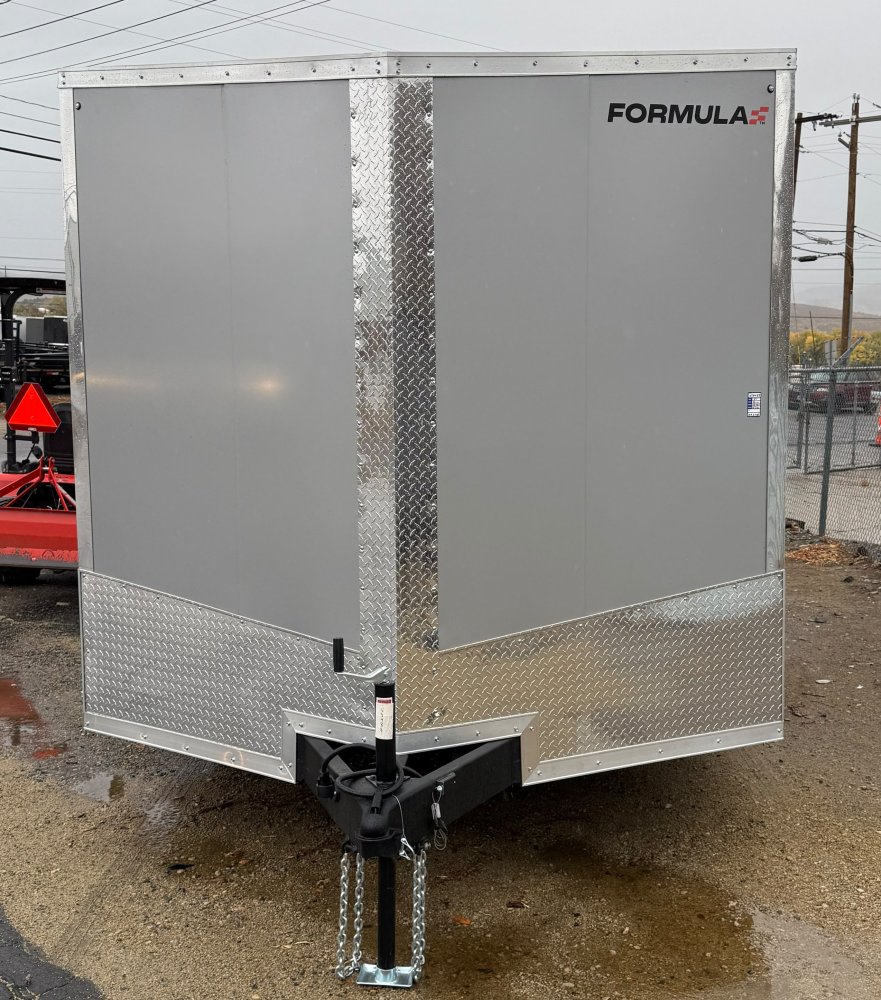 FORMULA CONQUEST SE 8.5' &times; 24' ENCLOSED CAR HAULER - SILVER - 9,900 LB GVWR