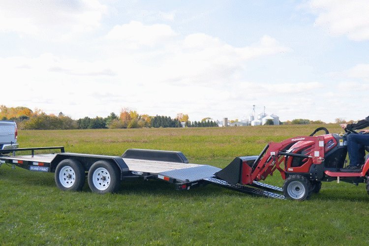 7 x 18+2, 7K Sure-Trac Flatbed Car Hauler - C-Channel Car Hauler