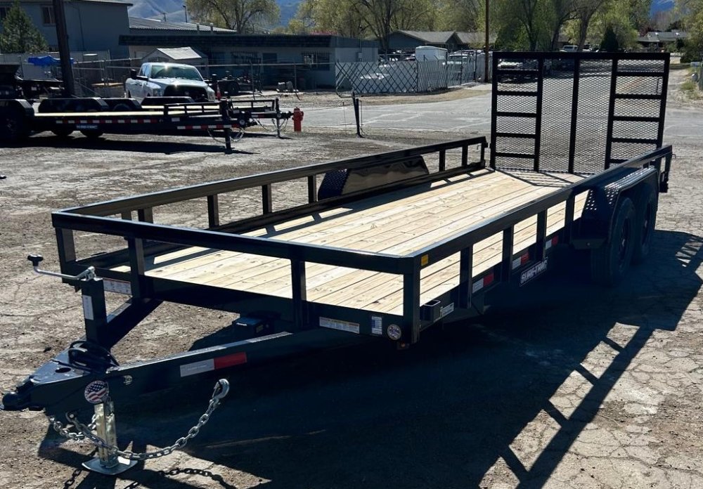 7x20 Sure-Trac Tube Top Utility Trailer - 10K GVWR | Carson City, NV