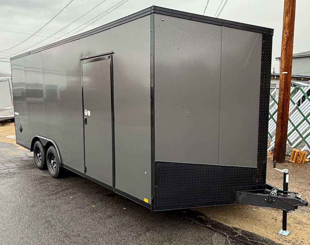 FORMULA CONQUEST SE 8.5' × 20' ENCLOSED TRAILER - CHARCOAL WITH BLACK TRIM - 7,000 LB GVWR