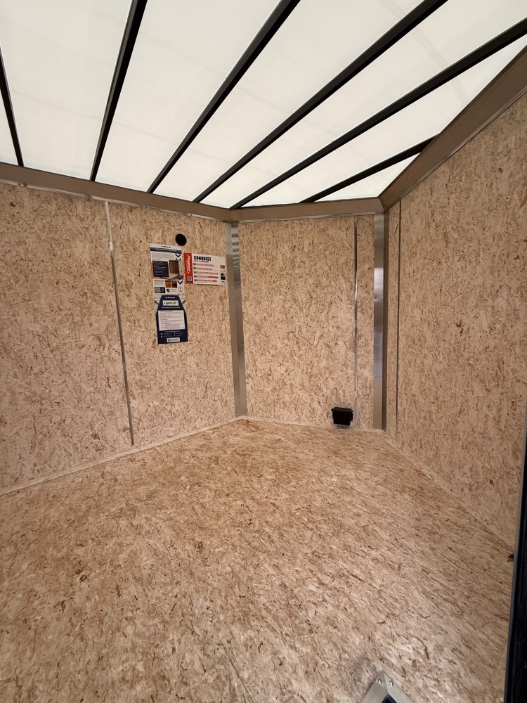 FORMULA CONQUEST SE 8.5' &times; 20' ENCLOSED TRAILER - CHARCOAL WITH BLACK TRIM - 7,000 LB GVWR