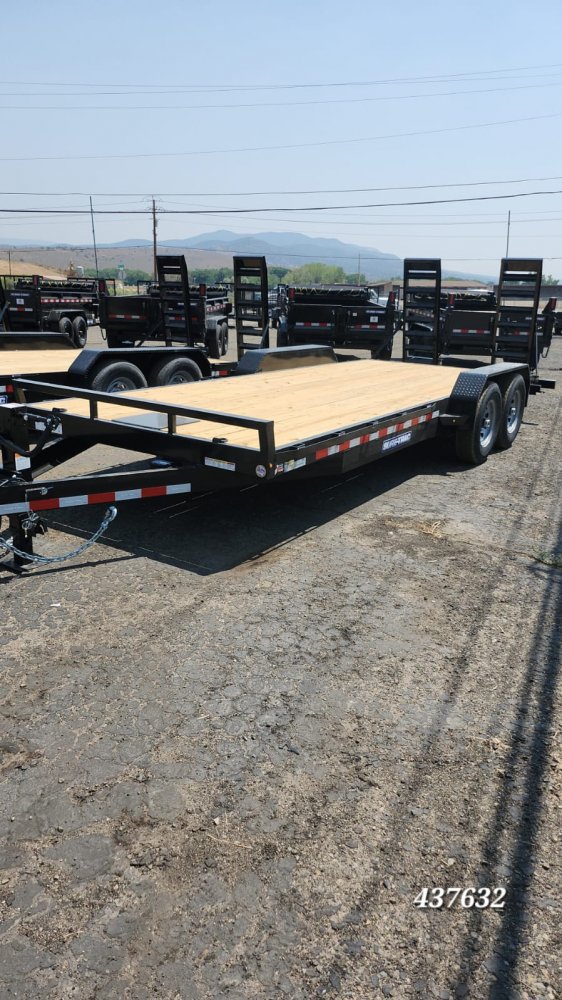 7x20 (18+2) Sure-Trac Equipment Trailer 14k - Implement