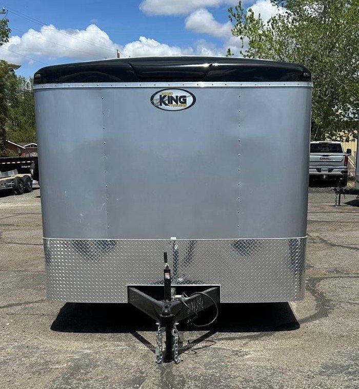 8x20 Forest River Cargo King Enclosed Car Hauler Trailer - Diamond Ice - 10K GVWR
