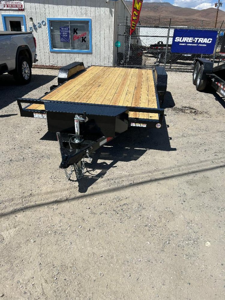 7x18 (16+2) C-Channel Wood Deck Car Hauler - 10K GVWR | Carson City, NV