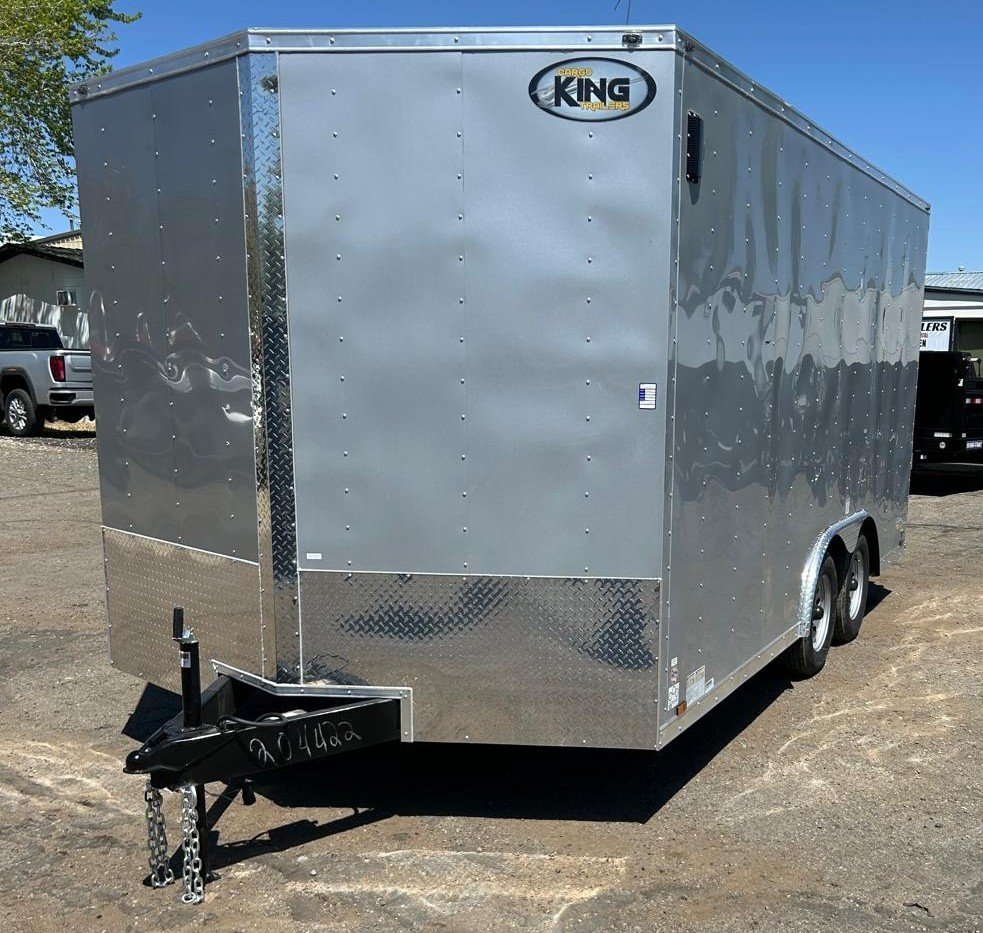 8.5x16 Forest River Cargo King Enclosed Trailer - Diamond Ice - 7K GVWR TA