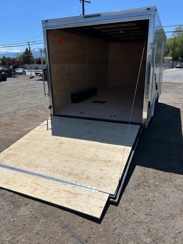 8.5x16 Forest River Cargo King Enclosed Trailer - Diamond Ice - 7K GVWR TA