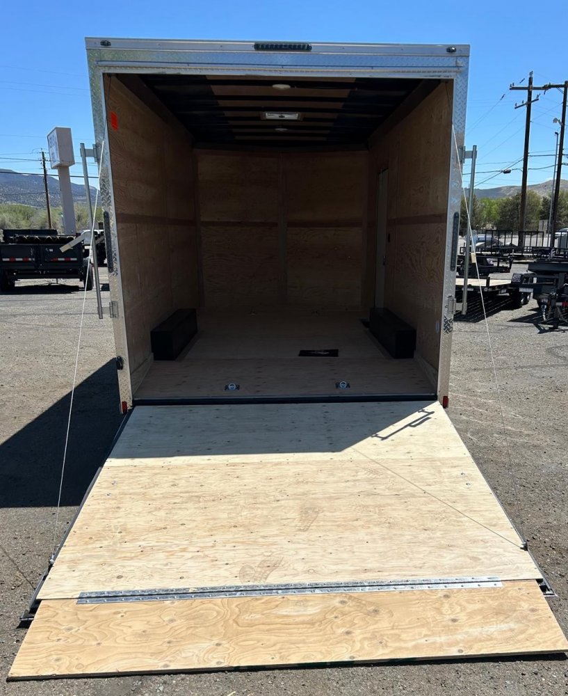 8.5x16 Forest River Cargo King Enclosed Trailer - Diamond Ice - 7K GVWR TA