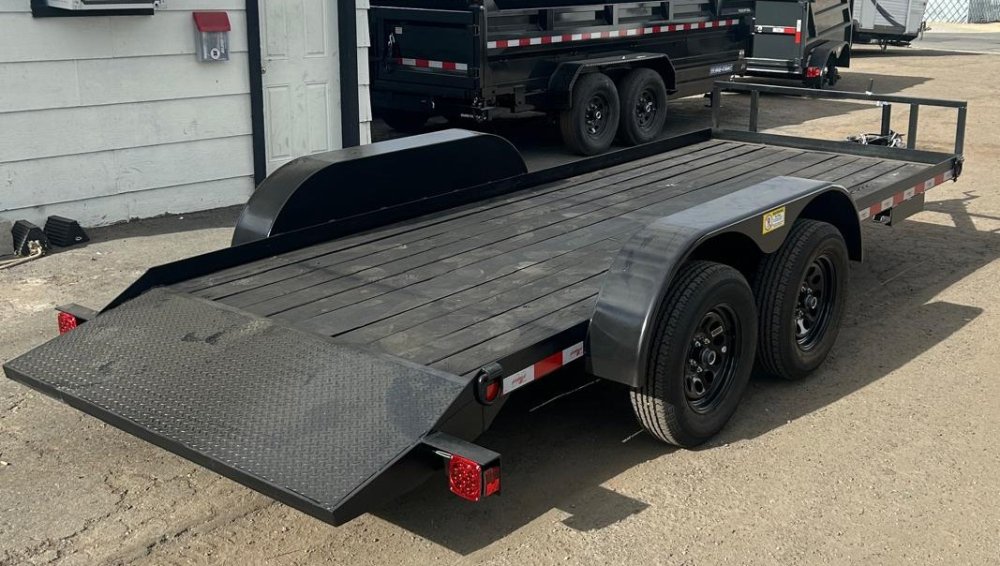 H Trailers 5.5x16 7K Car Hauler with Dovetail - American Made