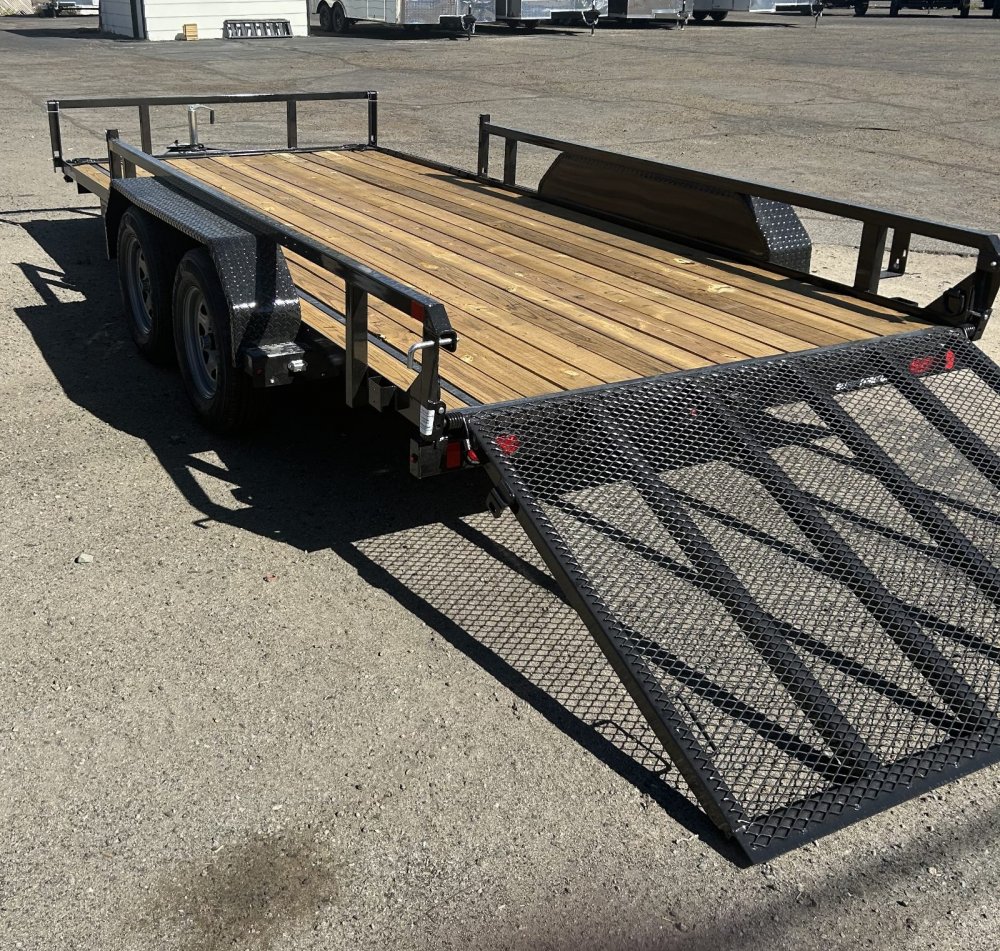 7x16 Sure-Trac Tube Top ATV Utility Trailer 7K TA