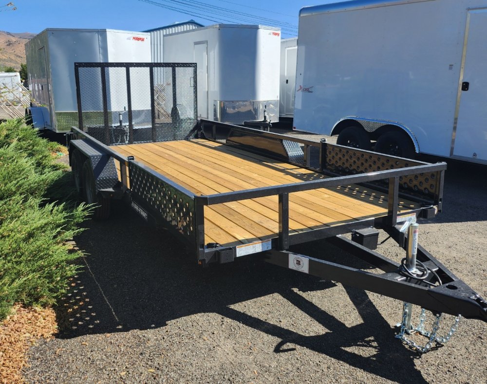 7x16 Sure-Trac Tube Top ATV Utility Trailer 7K TA