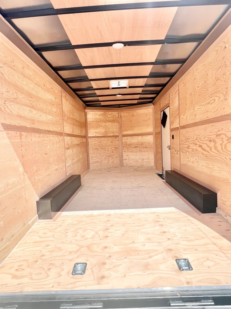 8.5x16 Forest River Cargo King Enclosed Trailer - White - 7K GVWR TA