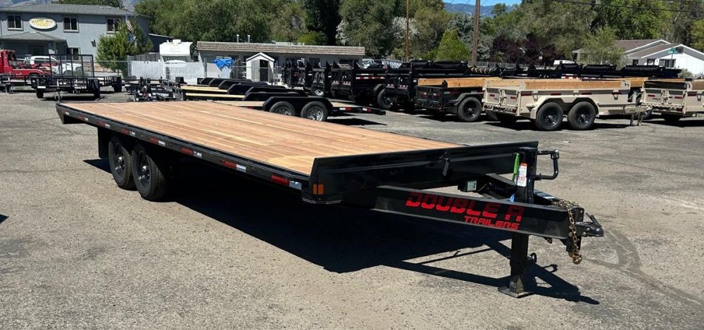 8x24 Double A Highboy Equipment Trailer - 14,000 lb GVWR