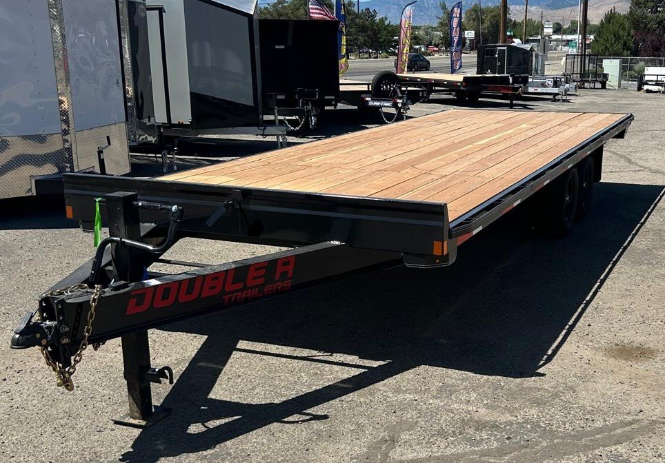 8x24 Double A Highboy Equipment Trailer - 14,000 lb GVWR