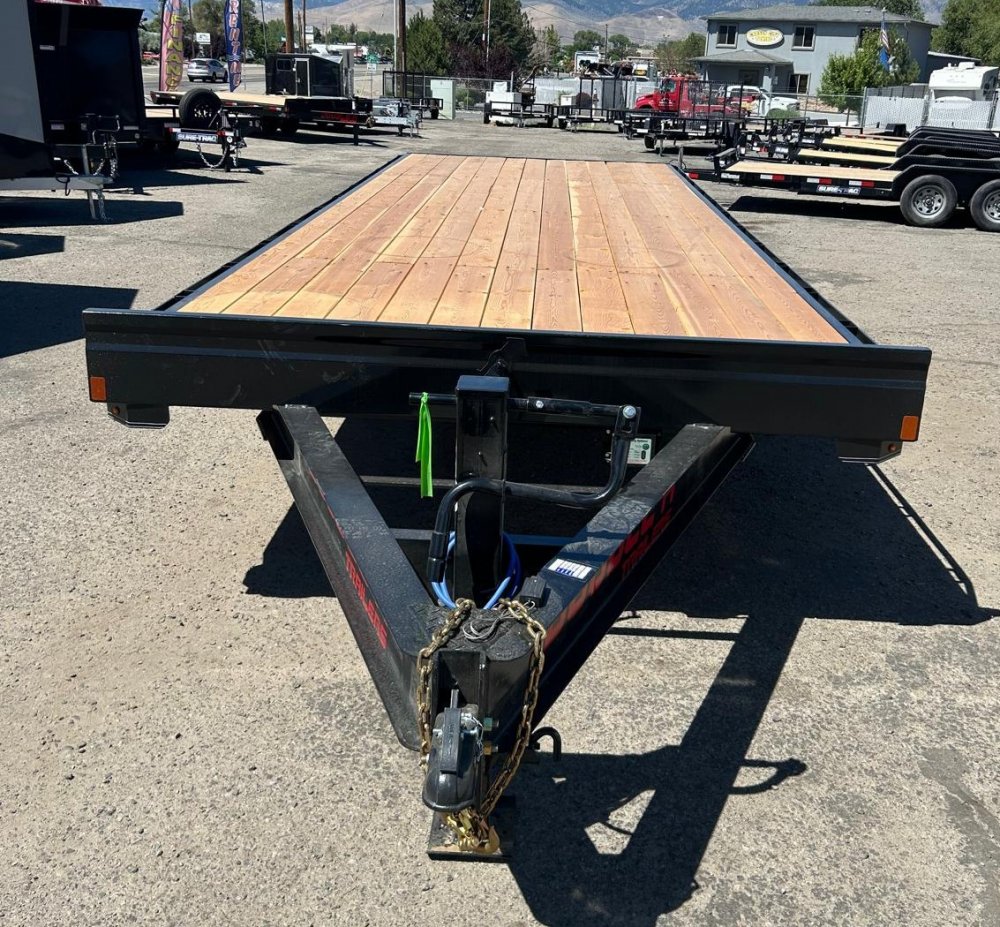 8x24 Double A Highboy Equipment Trailer - 14,000 lb GVWR