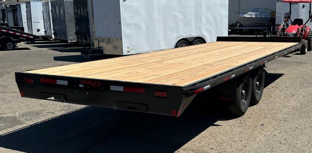 8x24 Double A Highboy Equipment Trailer - 14,000 lb GVWR