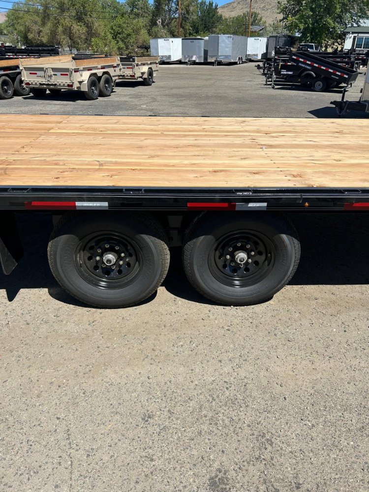 8x24 Double A Highboy Equipment Trailer - 14,000 lb GVWR