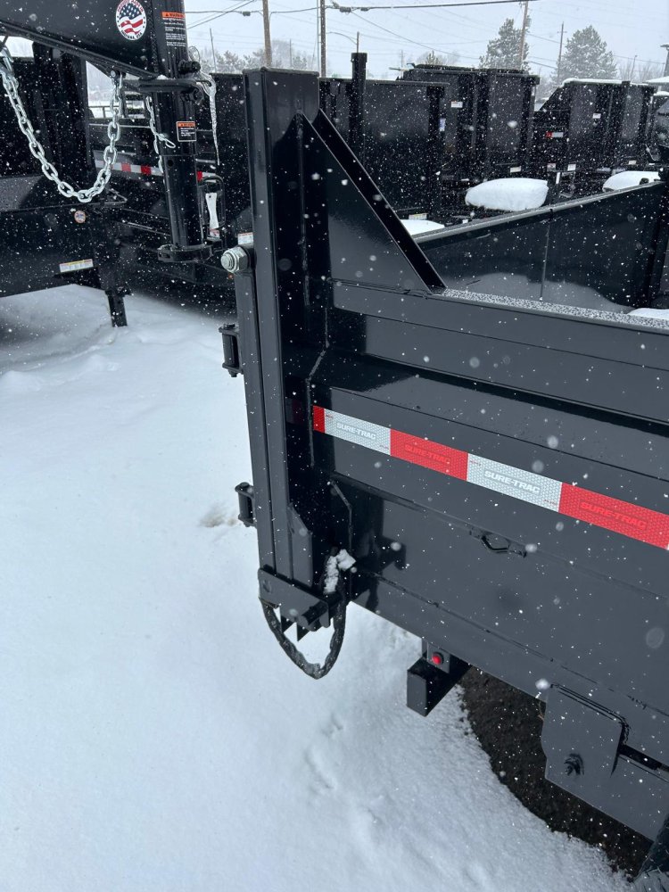 7x14 Sure-Trac HD Low Profile Telescopic Gooseneck Dump Trailer - 14K GVWR | Carson City, NV