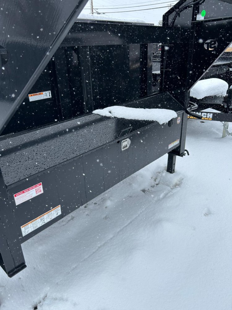 7x14 Sure-Trac HD Low Profile Telescopic Gooseneck Dump Trailer - 14K GVWR | Carson City, NV