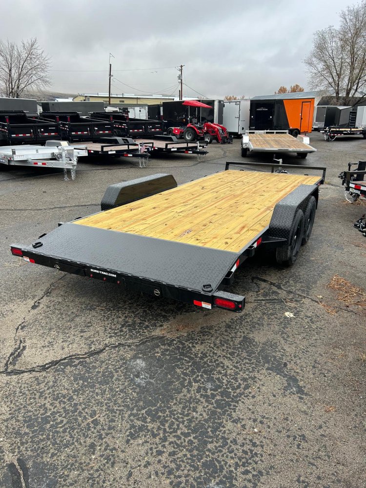 7x18 (16+2) C-Channel Wood Deck Car Hauler - 10K GVWR | Carson City, NV