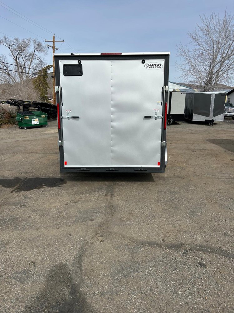 7x16 EX DLX Flat Top V-Nose Enclosed Trailer - 7K GVWR | Carson City, NV