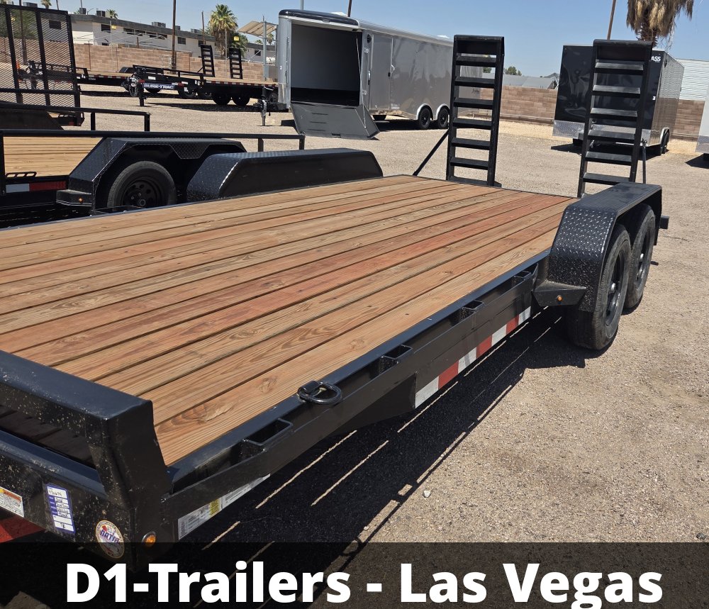 7x16 Sure-Trac Equipment Trailer - 10K GVWR (14+2 Deck)