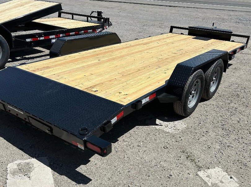 7x18 (16+2) Sure-Trac C-Channel Wood Deck Car Hauler - 10K GVWR | Carson City, NV