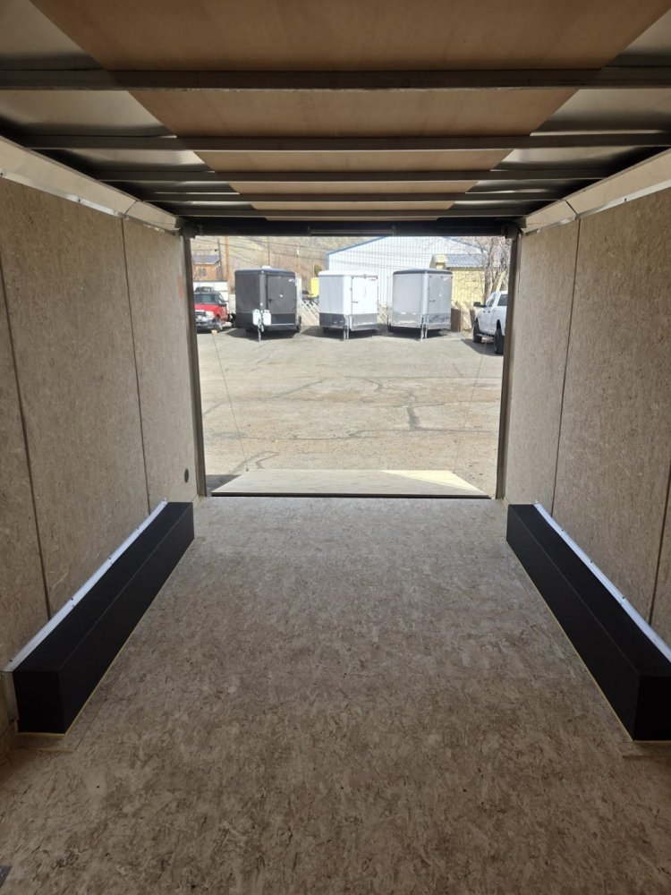 8.5x16 Traverse Flat Top V-Nose Enclosed Cargo Trailer 7K