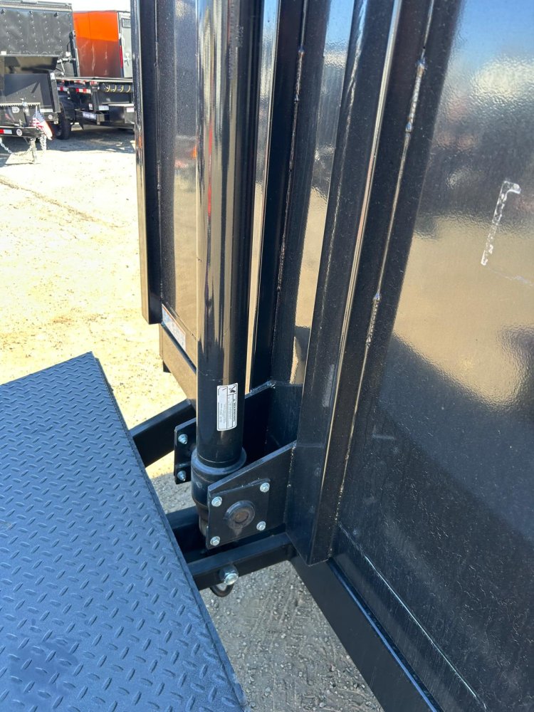 7x14 Sure-Trac Heavy Duty Low Profile Dump Trailer - 14K GVWR | Telescopic Hoist & 3' Sides