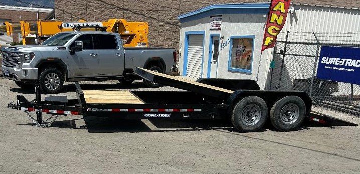 7x22 (18+4) Tilt Bed Equipment Trailer - 14K GVWR | Carson City, NV