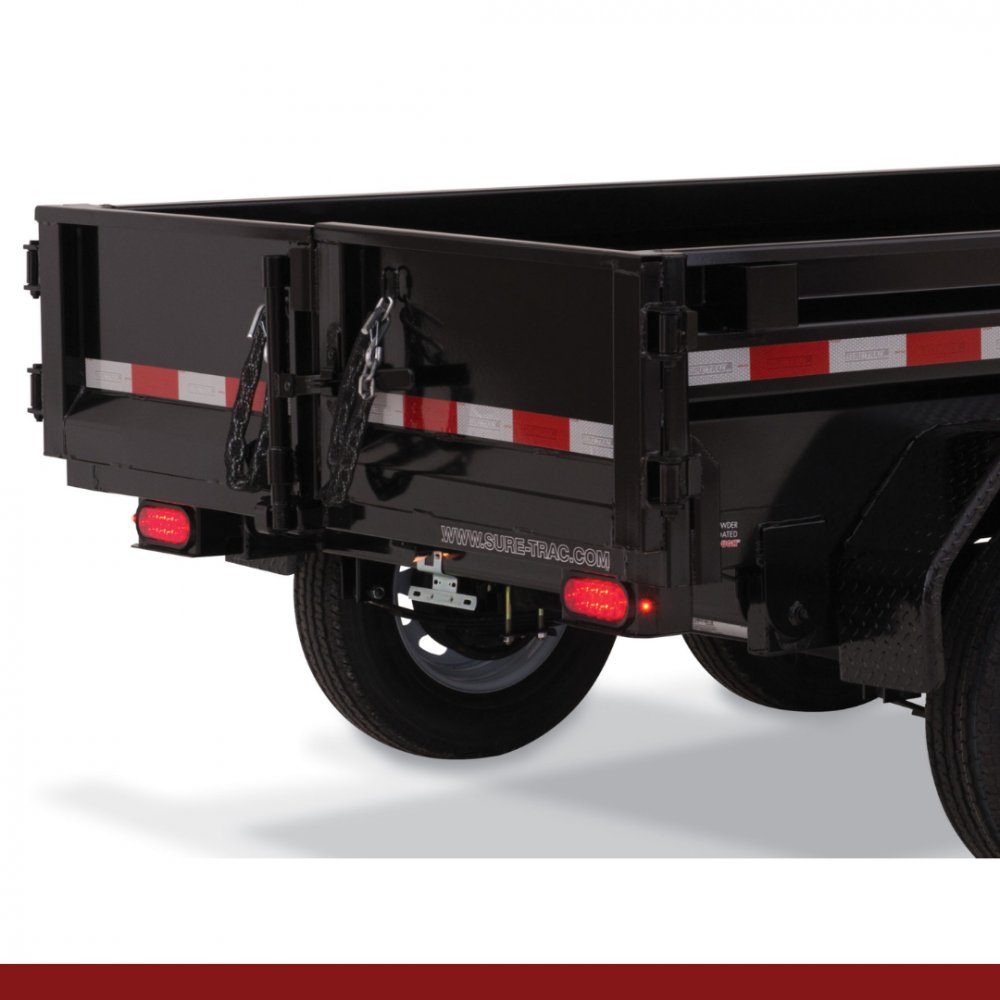 5 x 8, 5K Sure-Trac Dump - Low Profile Home Owner Hydraulic Dump