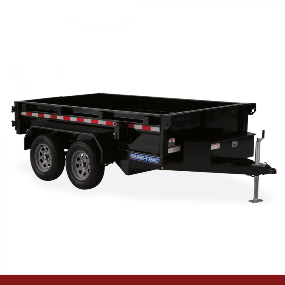 5 x 8, 5K Sure-Trac Dump - Low Profile Home Owner Hydraulic Dump