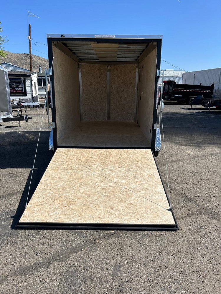 7x12 Traverse Flat Top V-Nose Enclosed Trailer - 7K GVWR