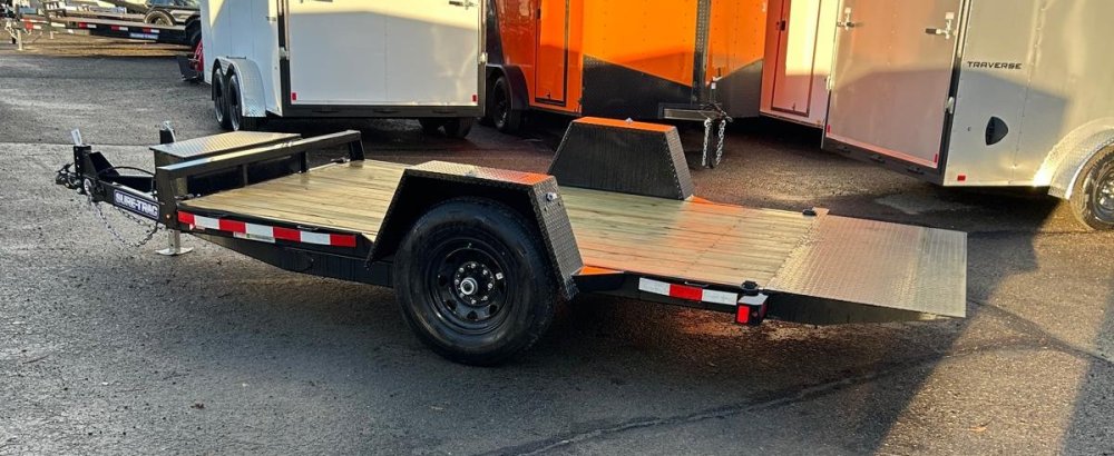 6.5x12 Sure-Trac Single Axle Tilt Bed Equipment Trailer - 7.8K GVWR | Black | Carson City, NV